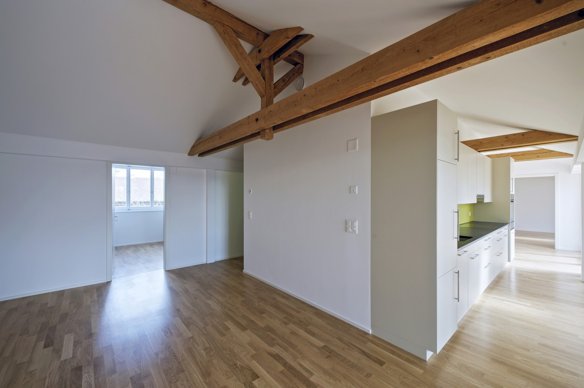 Sanierung der Schosshaldenstrasse 16A+B, 3006 Bern, durch die W2H Architekten. © Manu Friederich